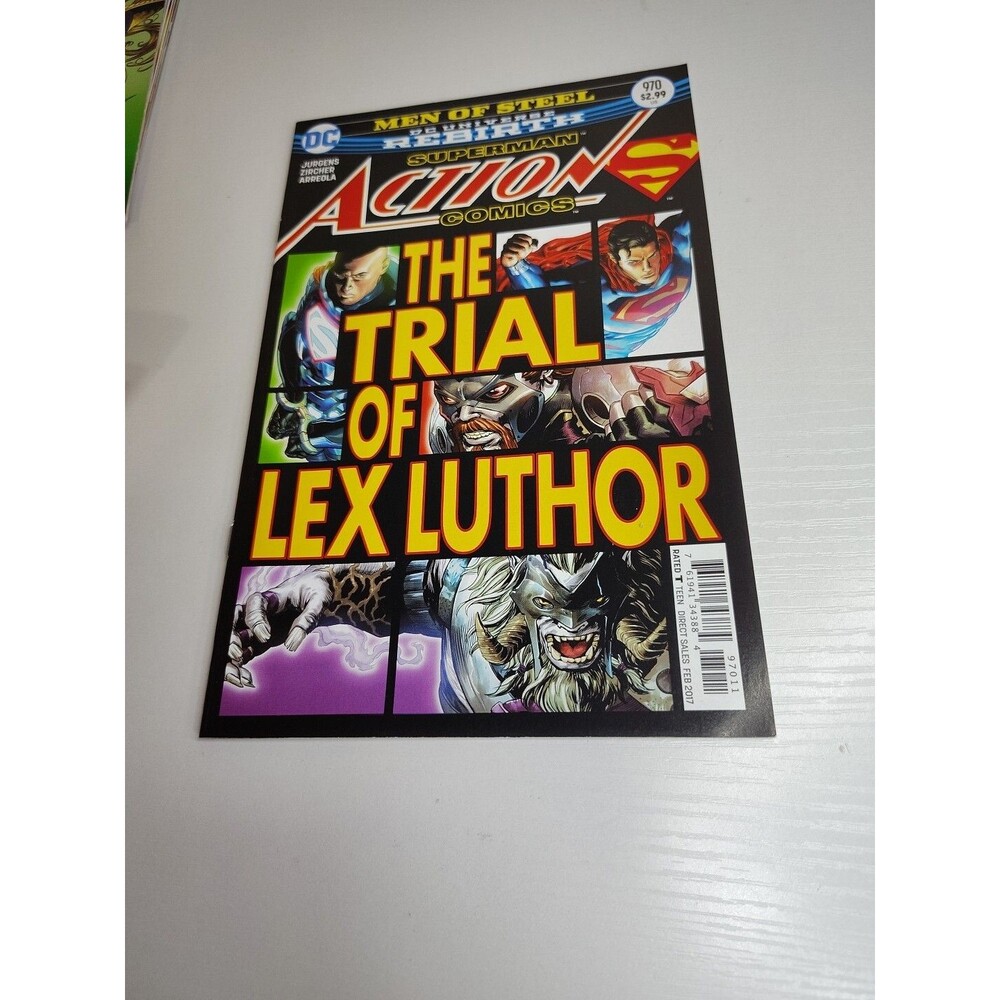 Men Of Steel DC Universe Rebirth The Trial Of Lex Luthor #970